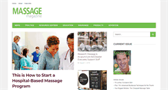 Desktop Screenshot of massagemag.com